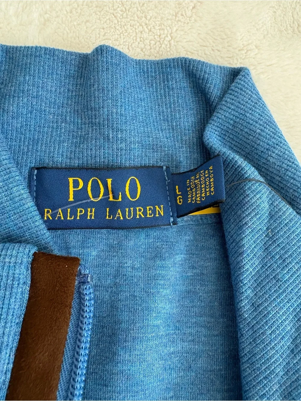 Polo Ralph Lauren Men's Blue Half-Zip Sweater